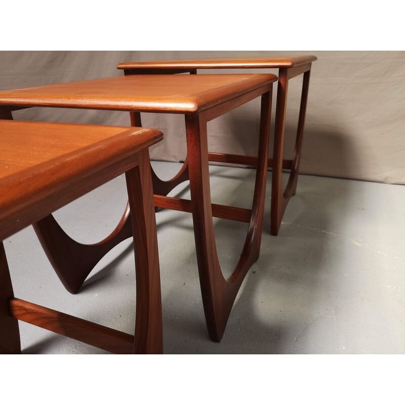 Set of teak nesting tables by G-Plan