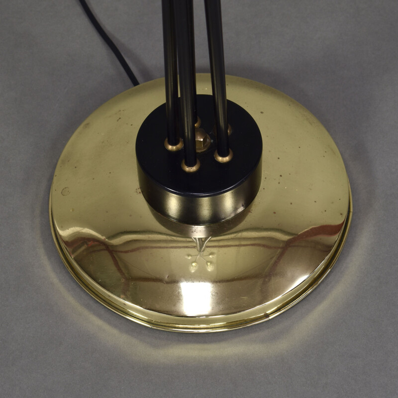 Italian floor lamp in brass and metal