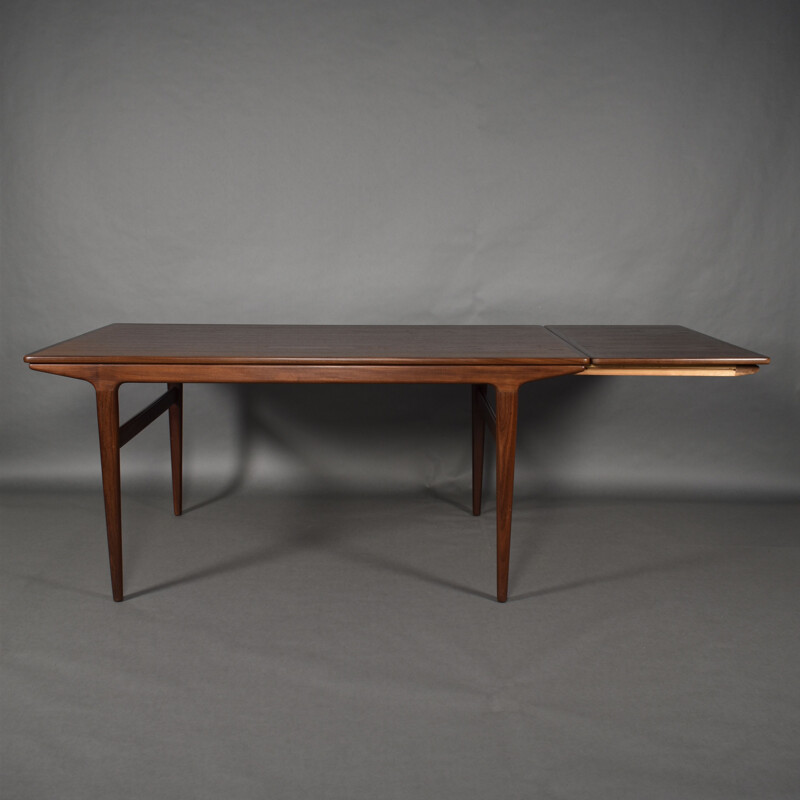 Vintage Danish teak extendable dining table