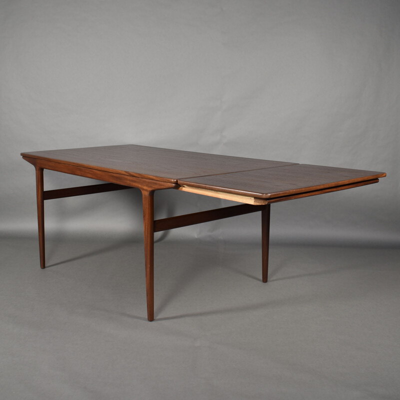 Vintage Danish teak extendable dining table