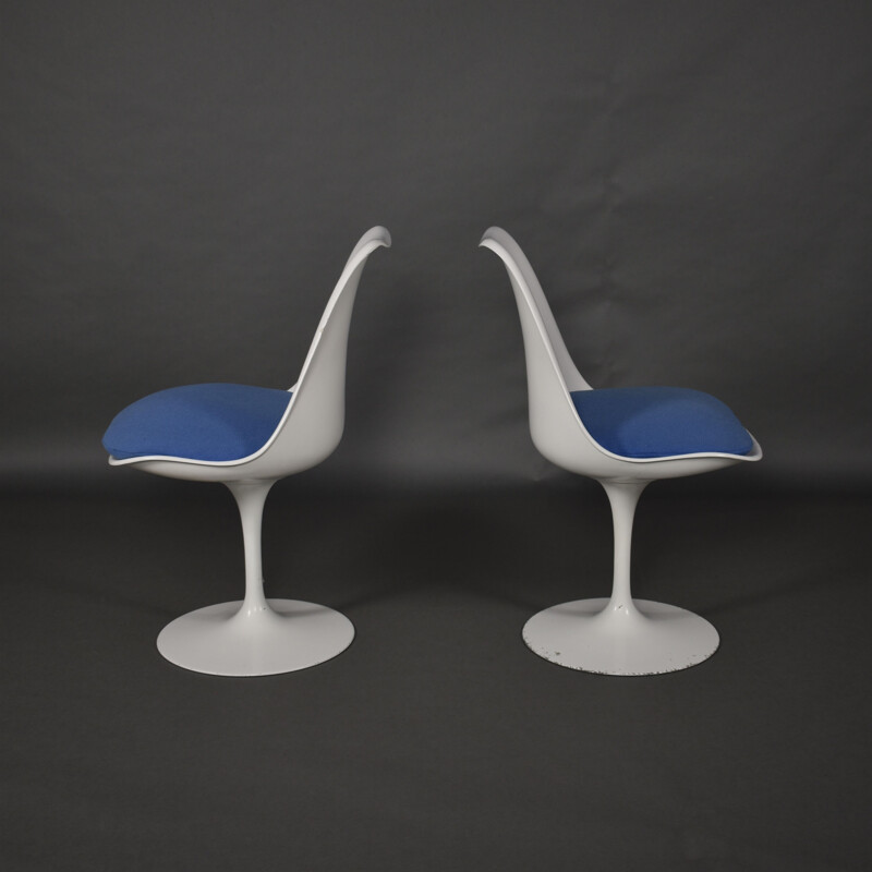 Suite de 2 chaises vintage Tulip par Eero Saarinen Knoll