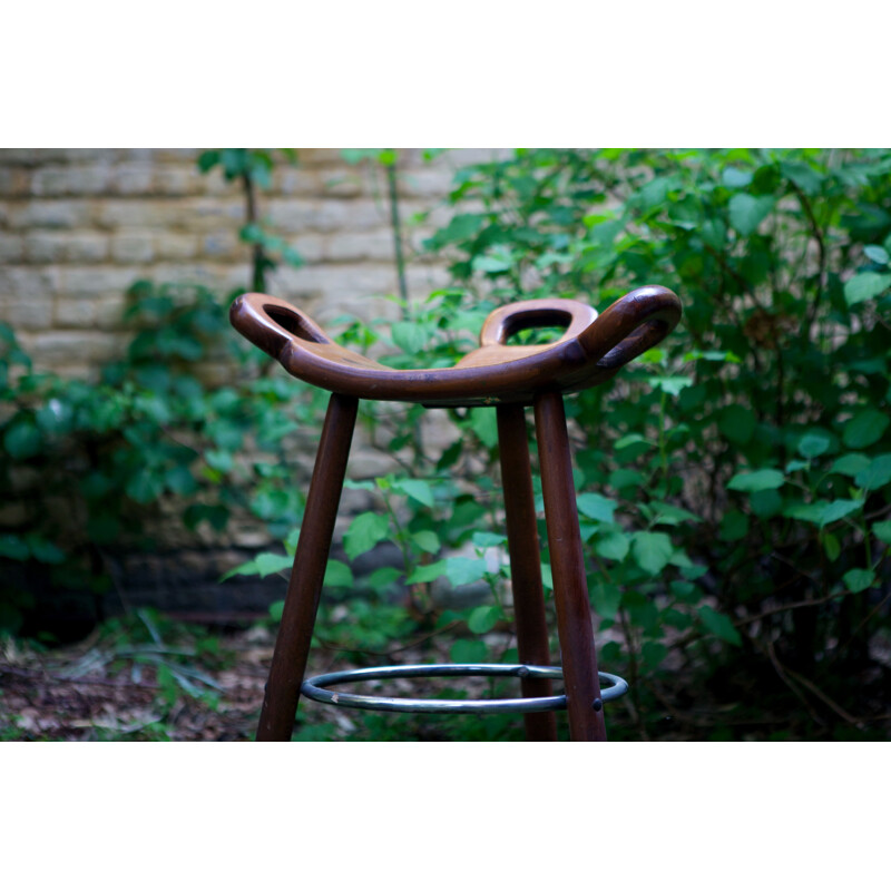 Pair of vintage stools Spanish