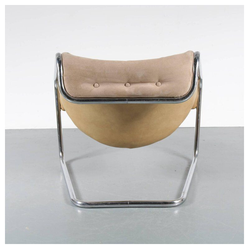 Vintage armchair "Boxer" by Kwok Hoi Chan Boxer for Steiner, France 1971