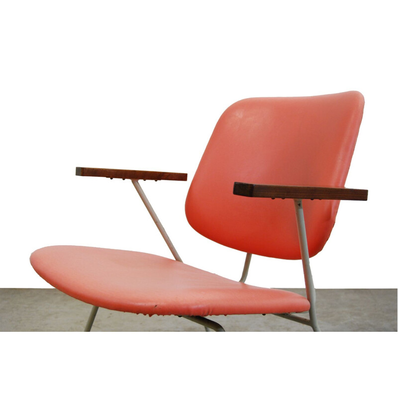 Vintage Easy Chair Industrial by Gispen for Kembo 1950s