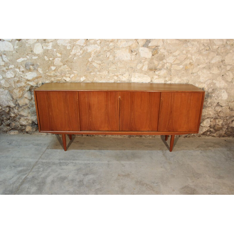 Vintage sideboard Scandinavian teak by Gunni Omann to Axel Christiensen Odder