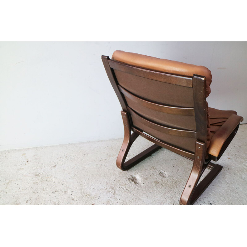 Vintage lounge chair in beech 1960s Danish