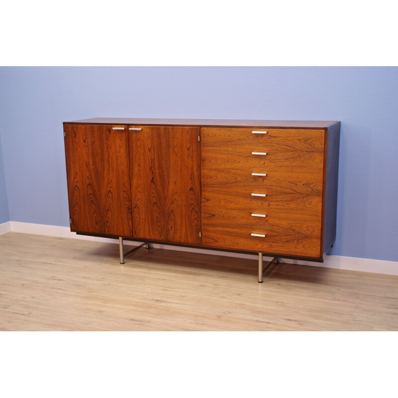 Vintage sideboard in rosewood by Cees Braakman for Pastoe, Dutch 1960s