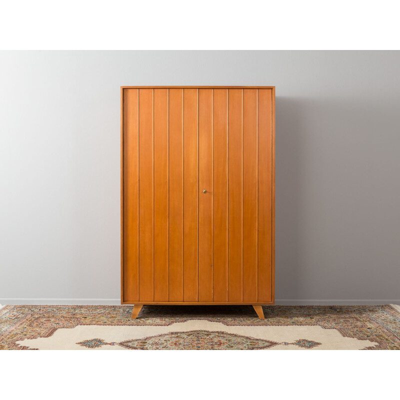 Vintage wardrobe for Behr Möbel in cherrywood 1950