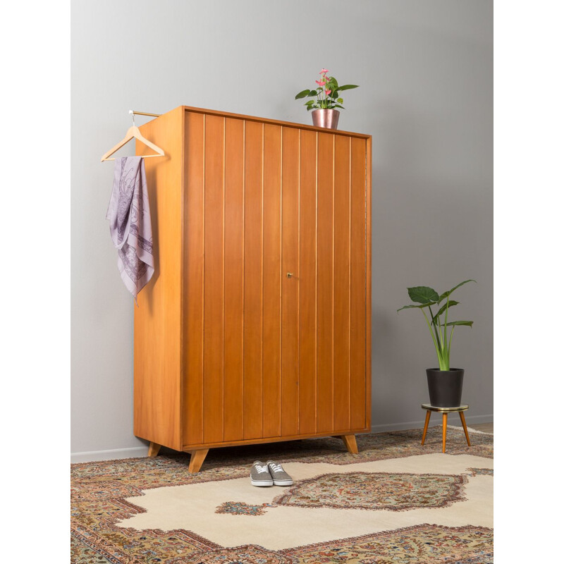 Vintage wardrobe for Behr Möbel in cherrywood 1950