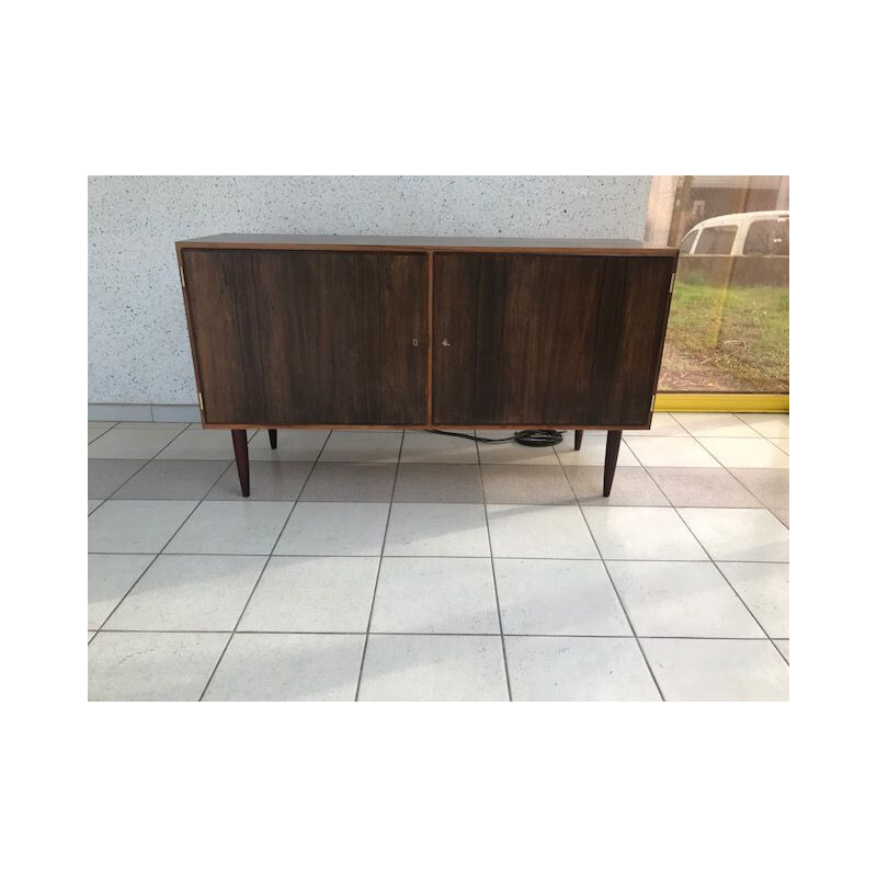 Vintage Danish rosewood enfilade de Aage Hundevad, 1960