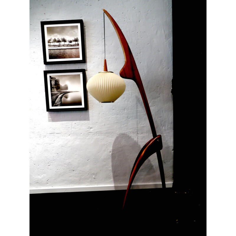 "Praying Mantis" lamp, Jean RISPAL - 1950s