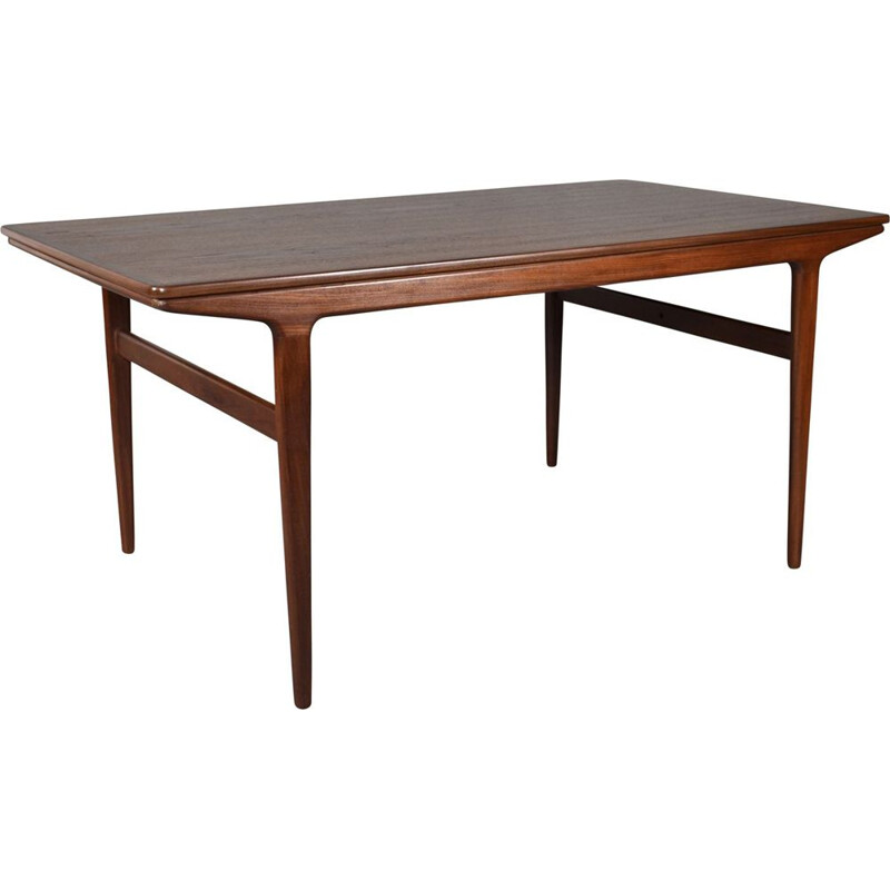 Vintage Danish teak extendable dining table