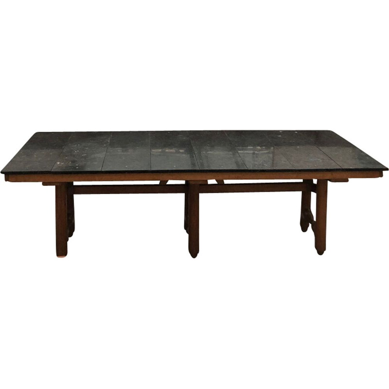 Vintage table Guillerme and Chambron 1960