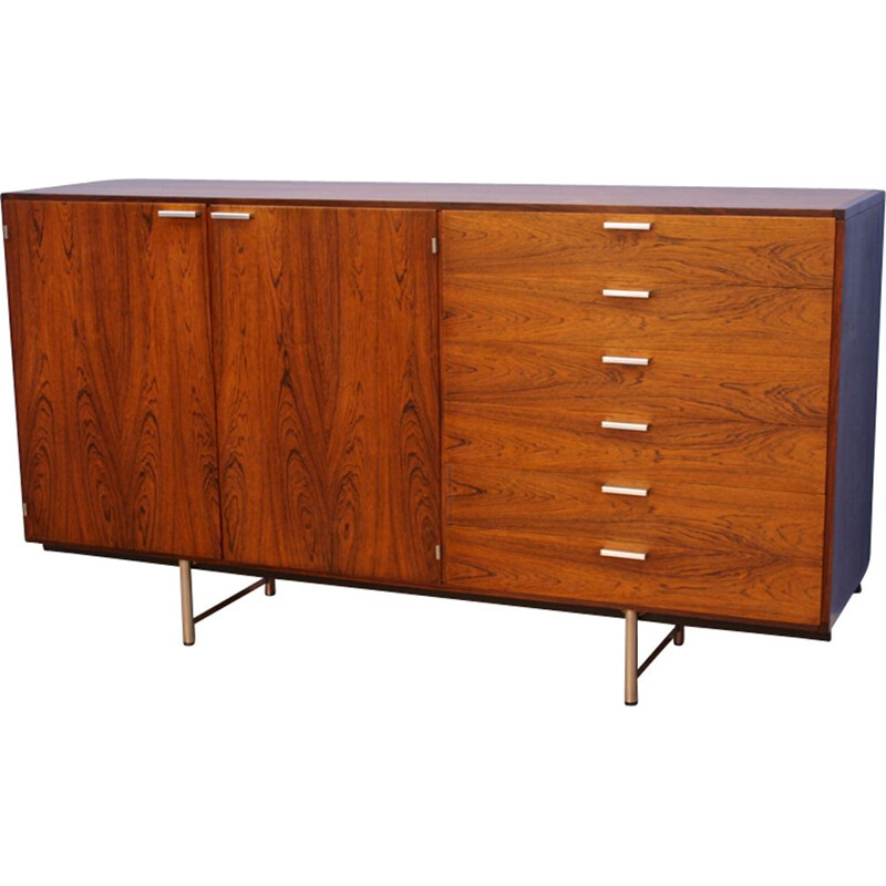 Vintage sideboard in rosewood by Cees Braakman for Pastoe, Dutch 1960s