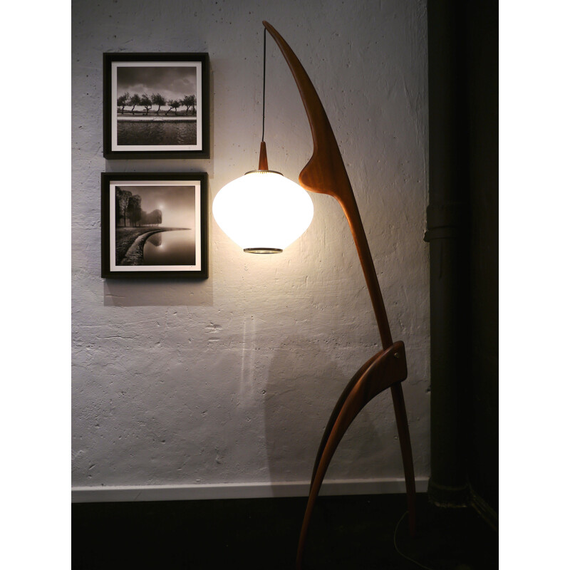 Lampe "Mante religieuse", Jean RISPAL - années 50