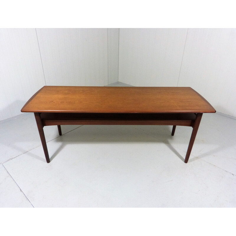 Vintage Coffee Table Extensible in Teak Denmark 1960s