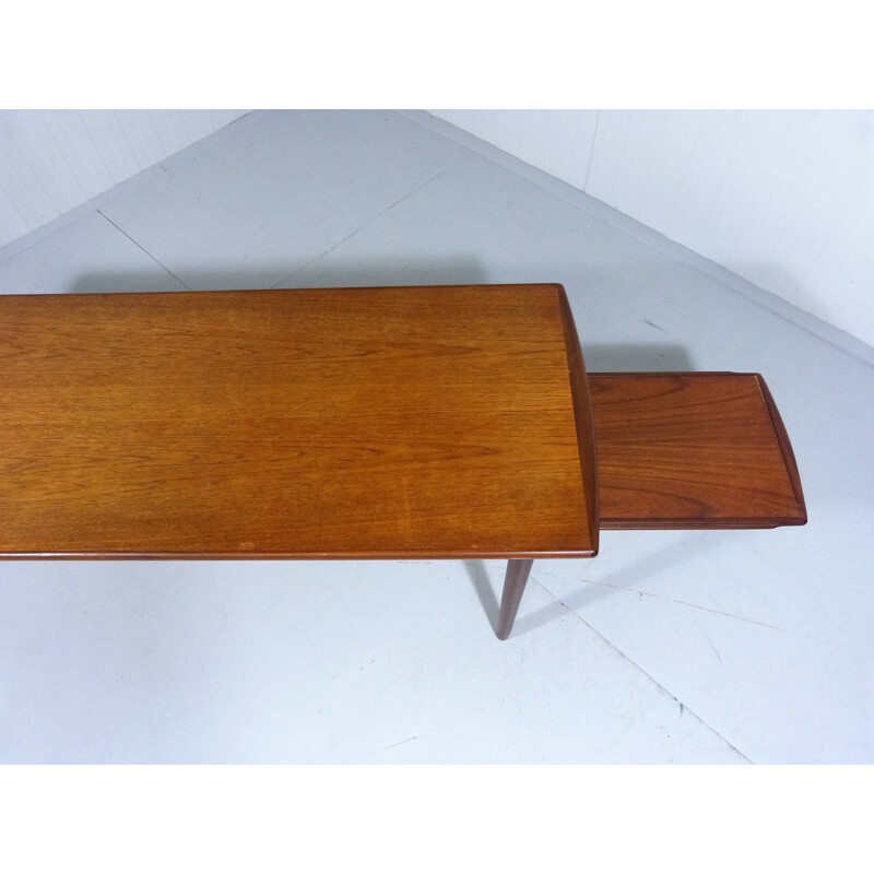 Vintage Coffee Table Extensible in Teak Denmark 1960s