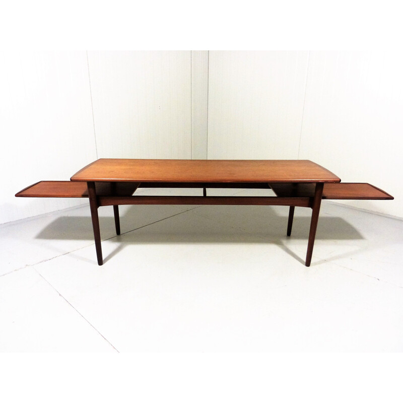 Vintage Coffee Table Extensible in Teak Denmark 1960s