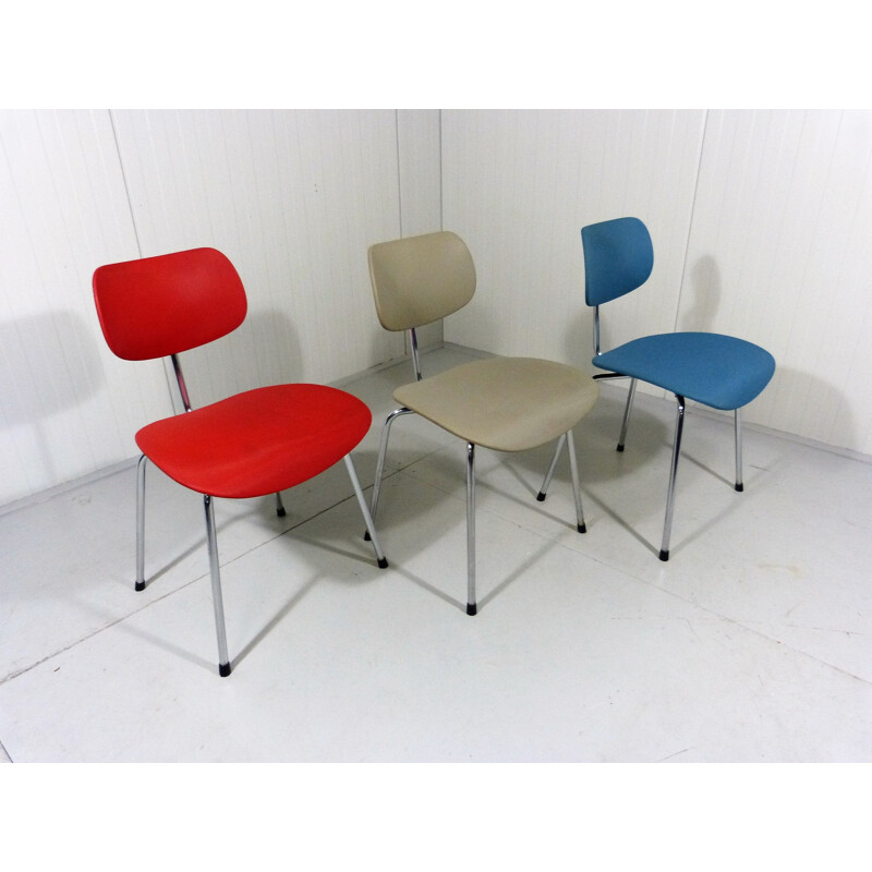 Set of 3 vintage chairs SE68 by Egon Eiermann for Wilde + Spieth Germany