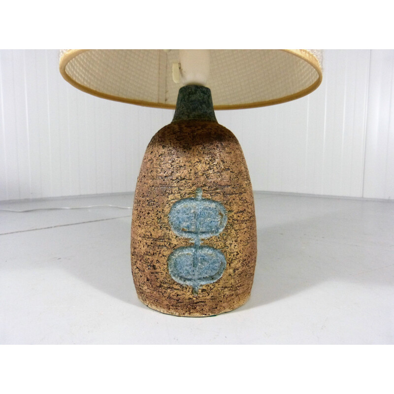 Vintage Table Lamp in Pottery Denmark 1950-60s