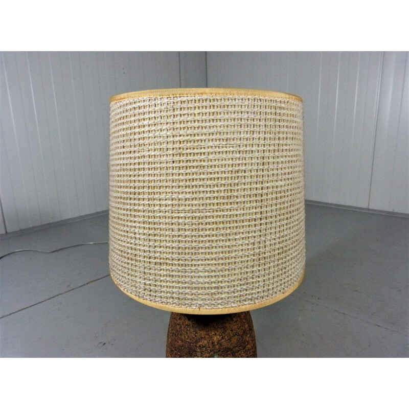 Vintage Table Lamp in Pottery Denmark 1950-60s