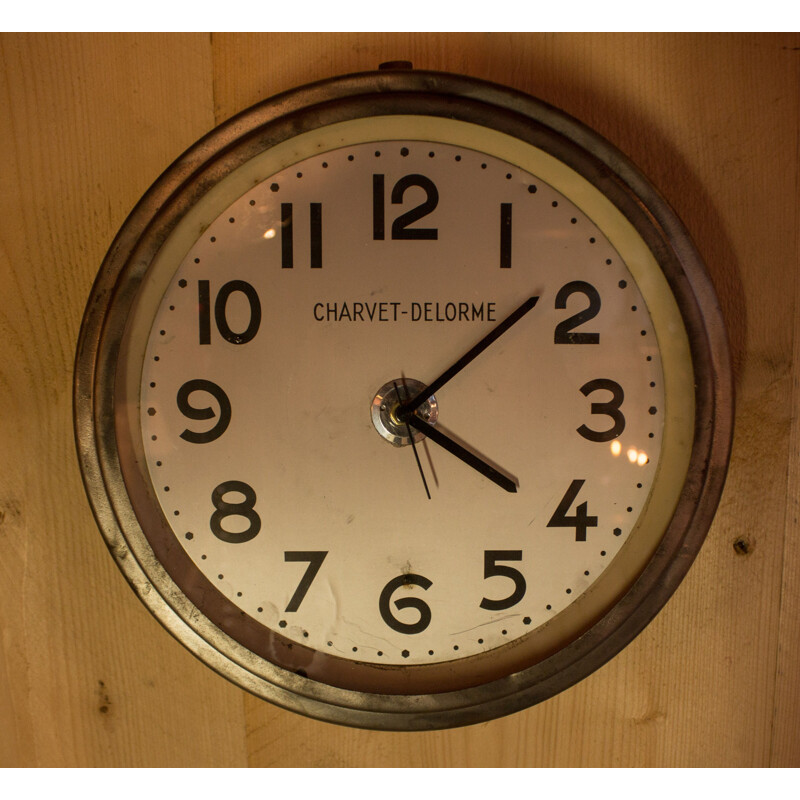 Vintage clock workshop Charvet Delorme 1940s