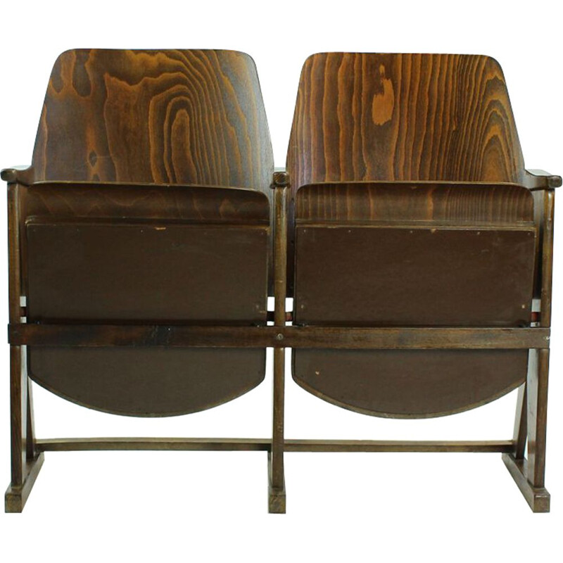 fauteuil de cinéma en bois par TON