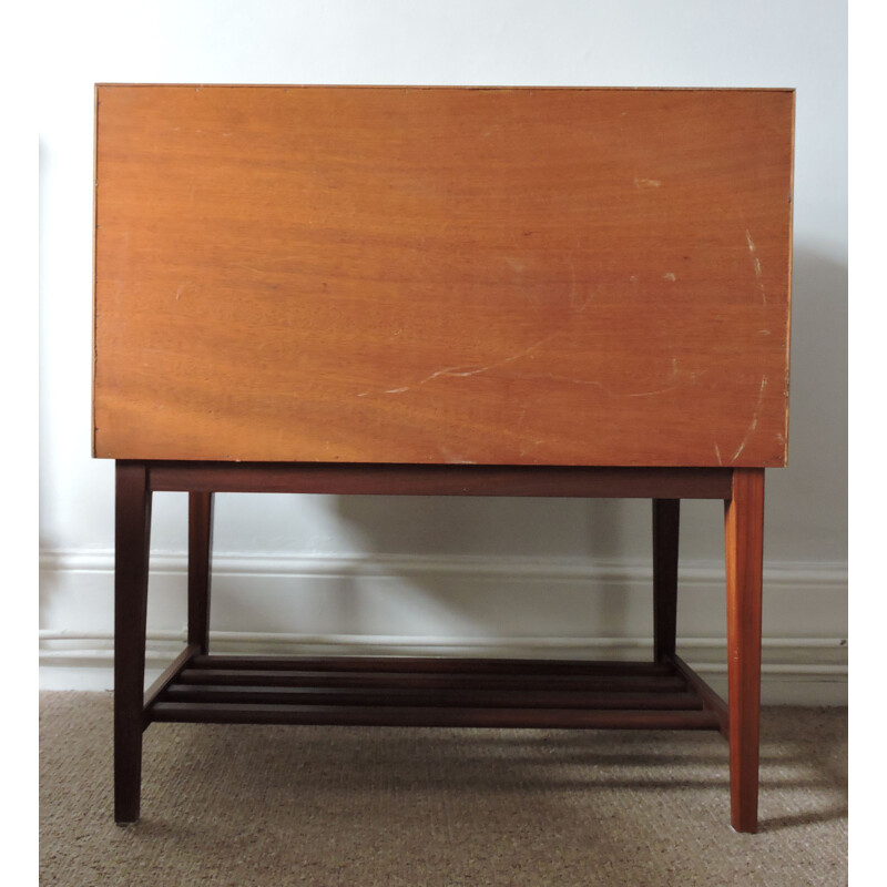 Vintage teak record cabinet 1960