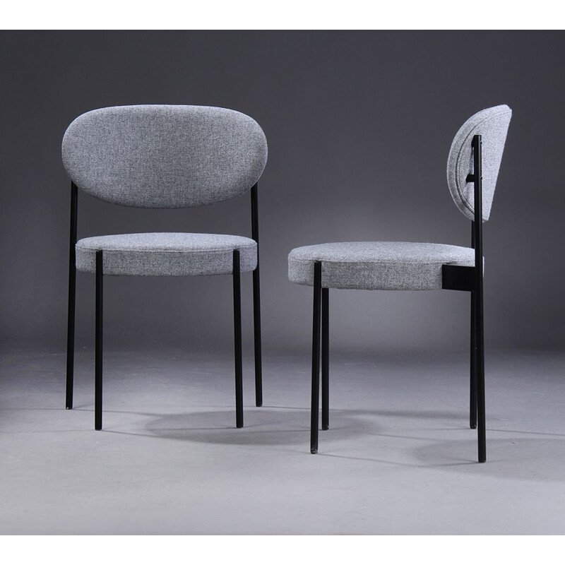 Set of 4 vintage chairs 403 by Verner Panton