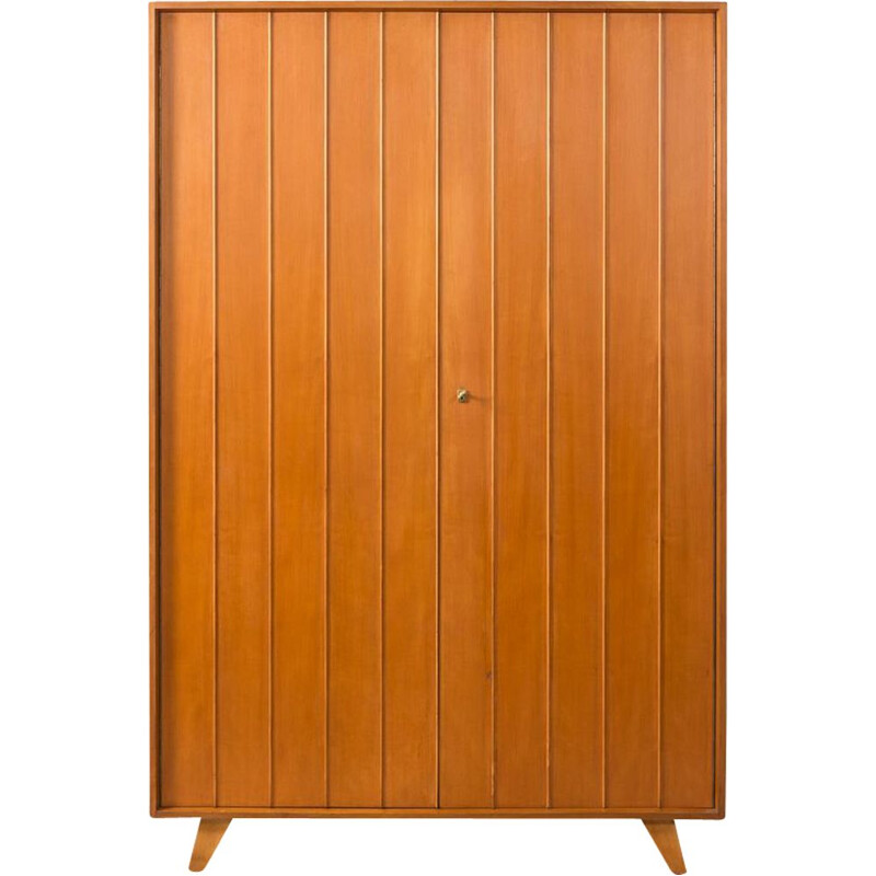 Vintage wardrobe for Behr Möbel in cherrywood 1950