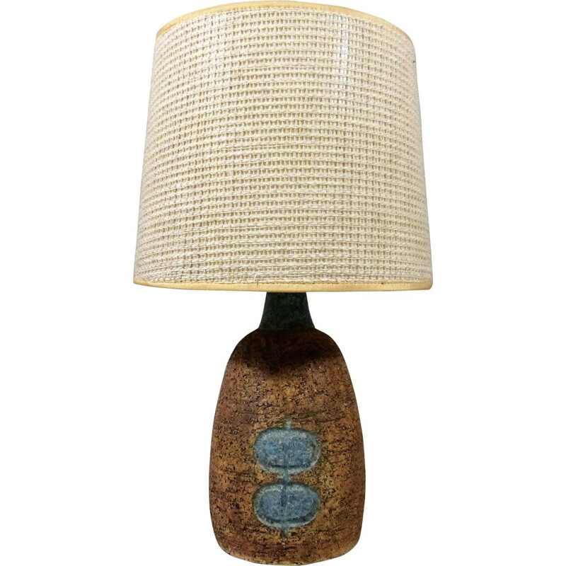 Vintage Table Lamp in Pottery Denmark 1950-60s