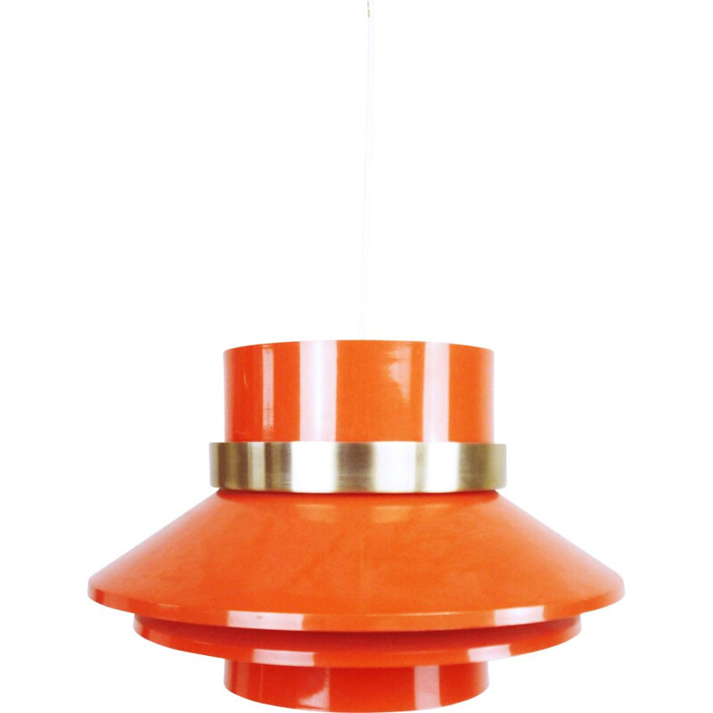 Vintage metal suspension for a pleasant diffusion of light, Sweden 1960