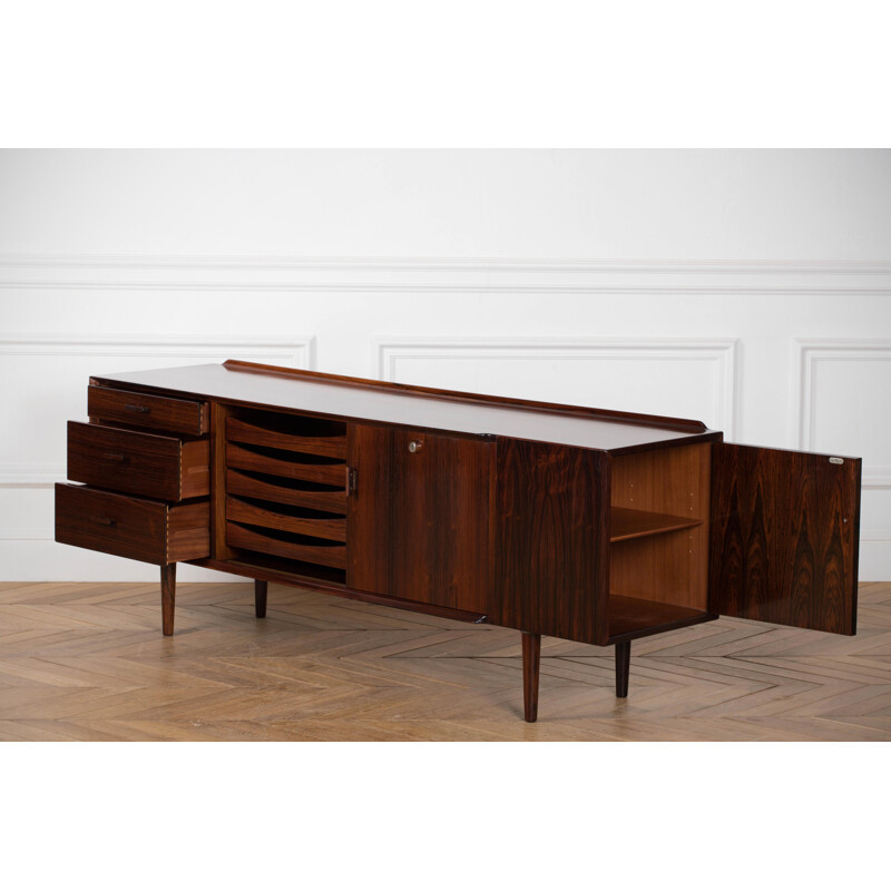 Vintage rosewood sideboard by Arne Vodder for Sibast