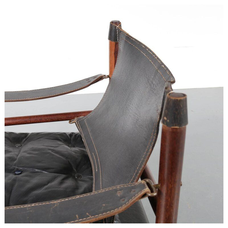 Sirocco chair in leather by Arne Norell