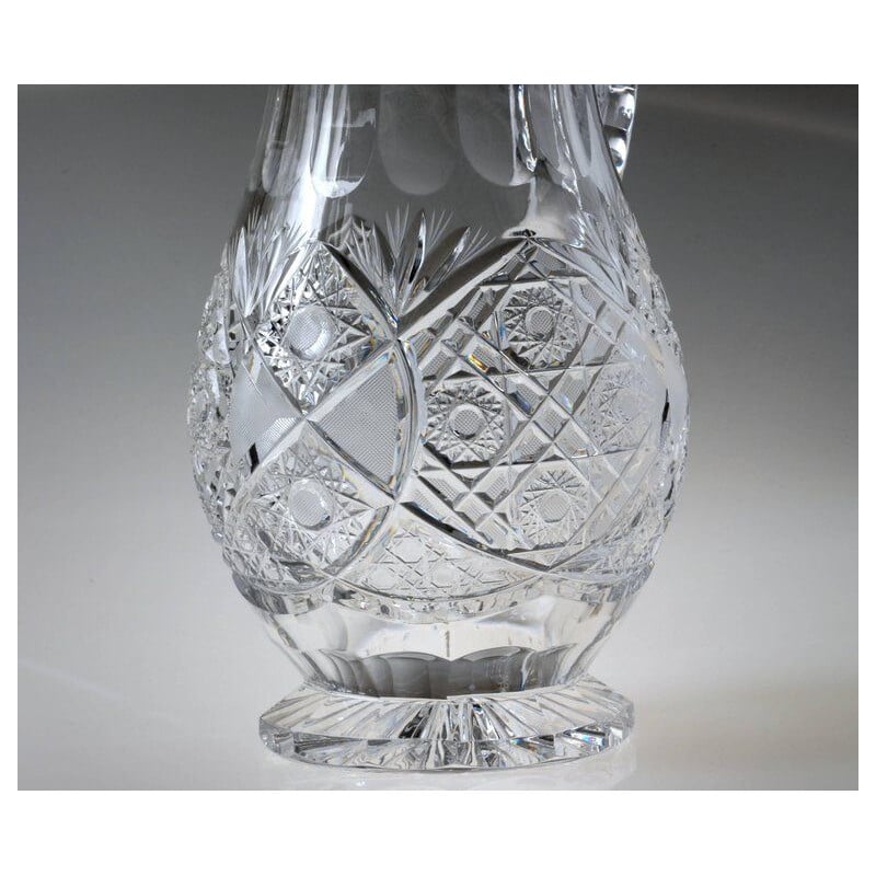 Conjunto de 24 recipientes de cristal vintage da Moser, República Checa 1960