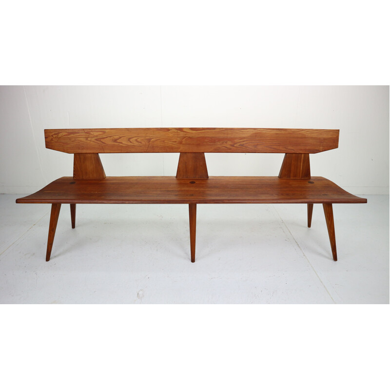 Bench in pinewood by Jacob Kielland Brandt for Christiansen