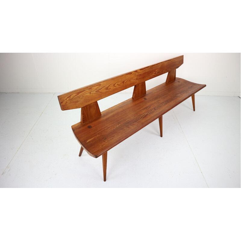 Bench in pinewood by Jacob Kielland Brandt for Christiansen