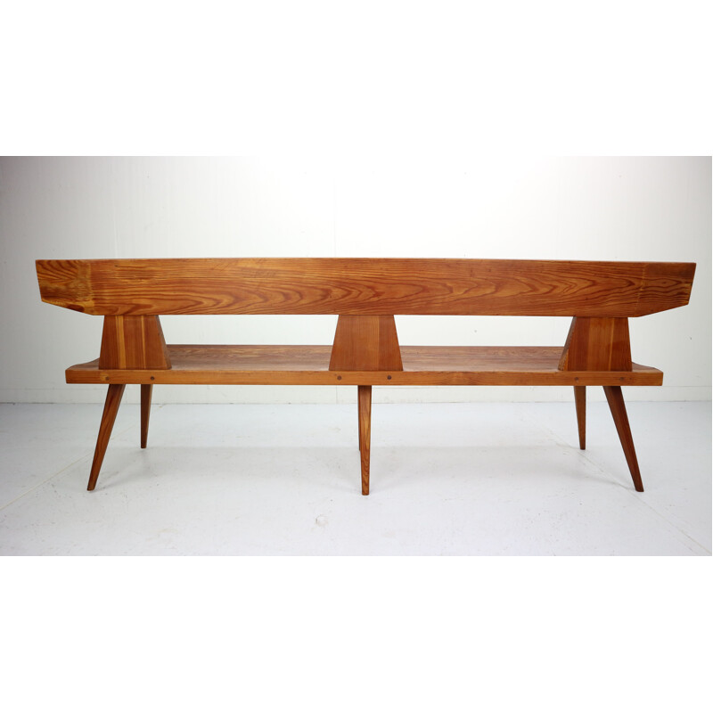 Bench in pinewood by Jacob Kielland Brandt for Christiansen