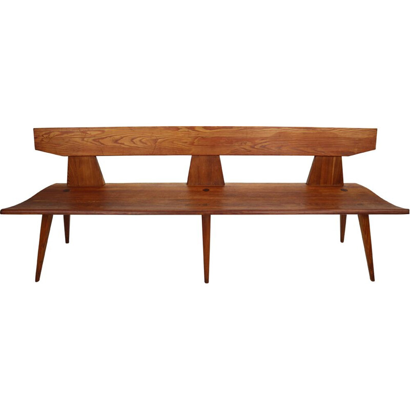 Bench in pinewood by Jacob Kielland Brandt for Christiansen