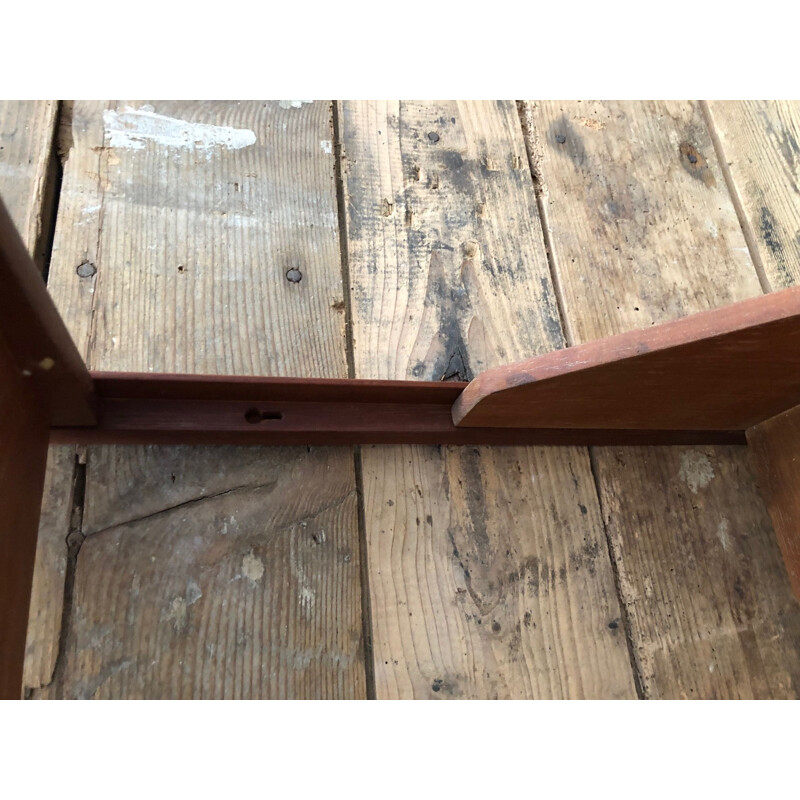 Vintage wall shelf modulable in teak 1960s