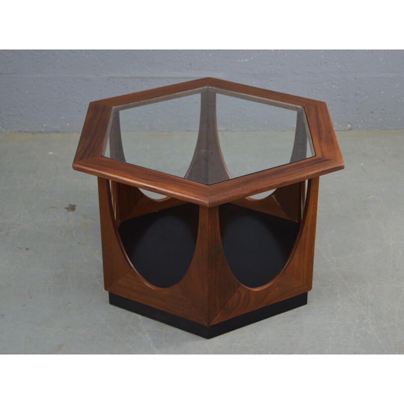 Vintage Hexagonal Coffee Table By Victor Wilkins 1960s