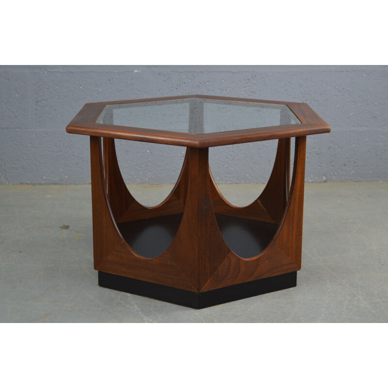 Vintage Hexagonal Coffee Table By Victor Wilkins 1960s