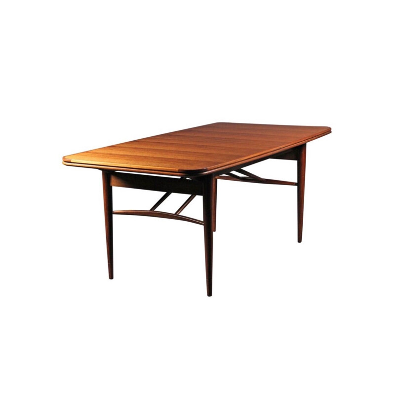Vintage Dining Table in mahogany and teak by Robert Heritage 1950s