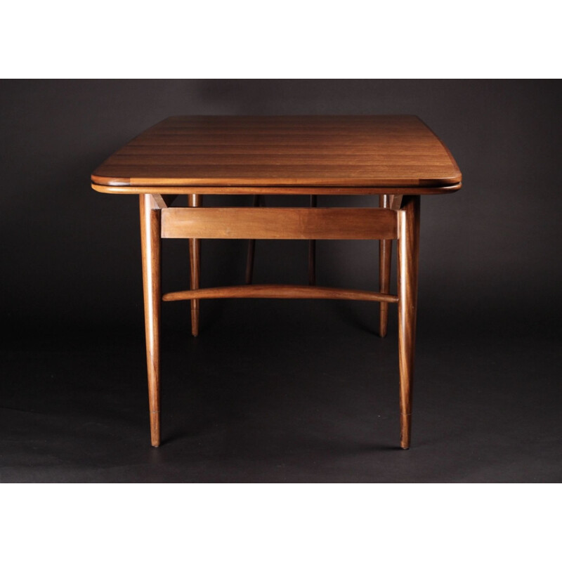 Vintage Dining Table in mahogany and teak by Robert Heritage 1950s