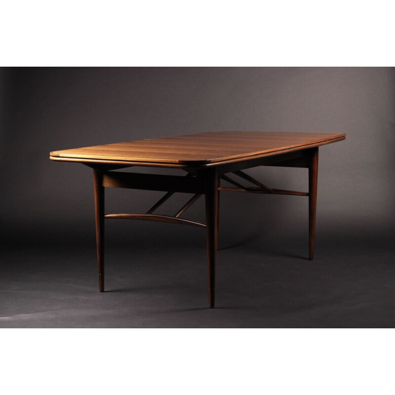 Vintage Dining Table in mahogany and teak by Robert Heritage 1950s