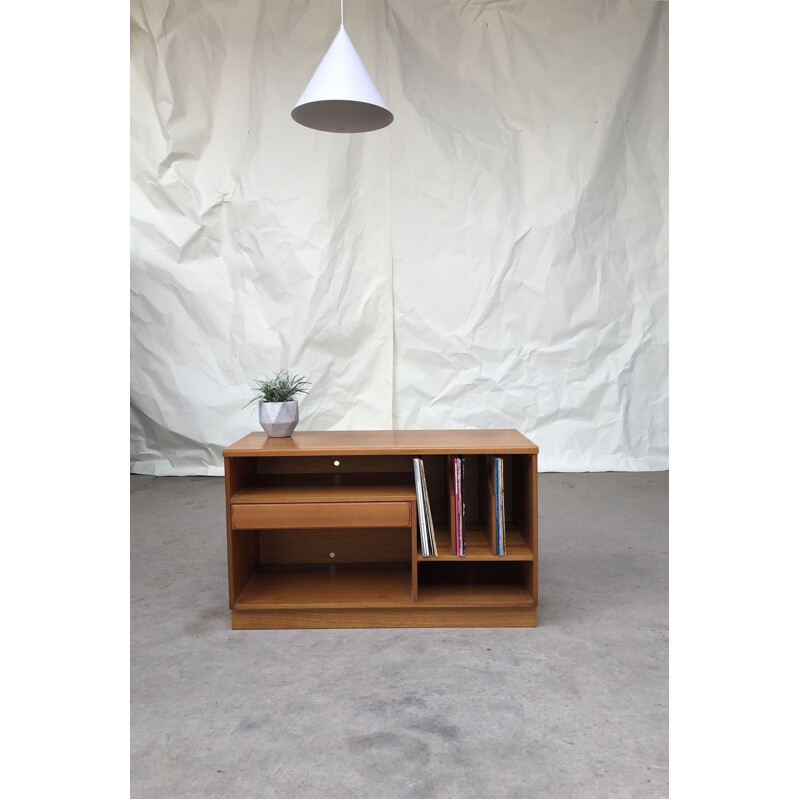 Vintage sideboard for Mcintosh in teakwood and vinyl 1970