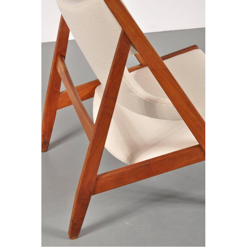 Vintage Knitting chair Ib Kofod Larsen by Christensen & Larsen