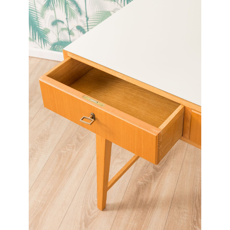 Vintage writing desk by WK Möbel in ash and formica 1950