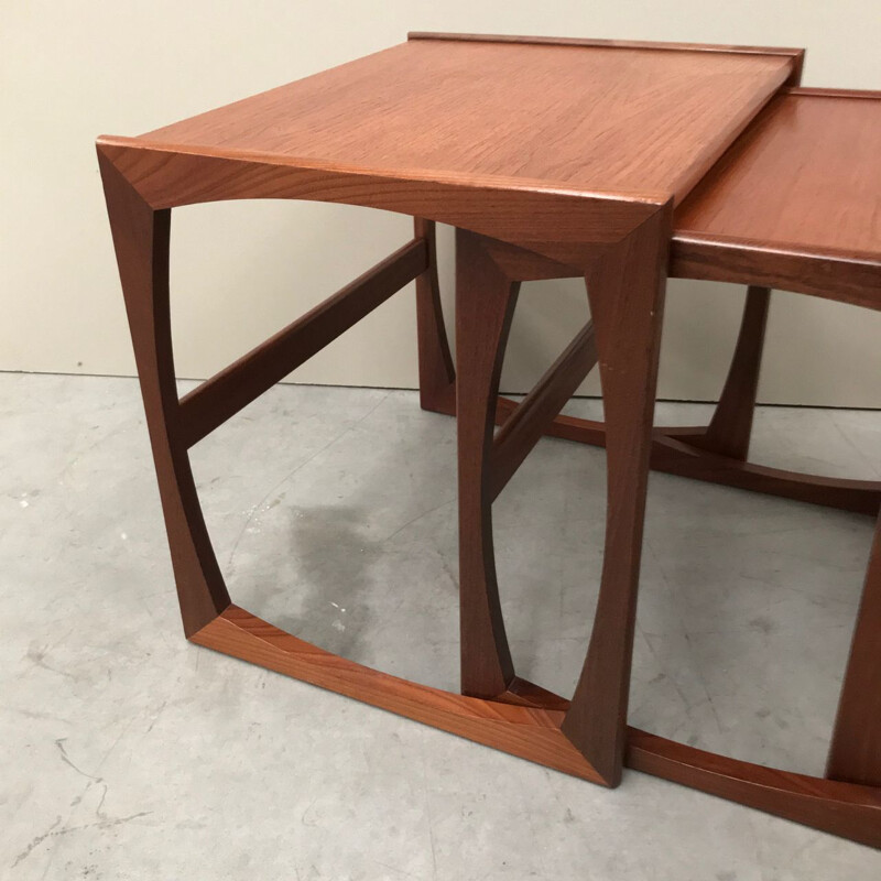 Vintage G Plan nesting tables by Victor Wilkins