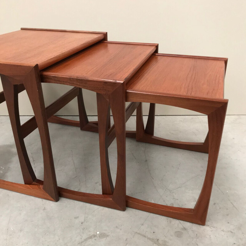 Vintage G Plan nesting tables by Victor Wilkins